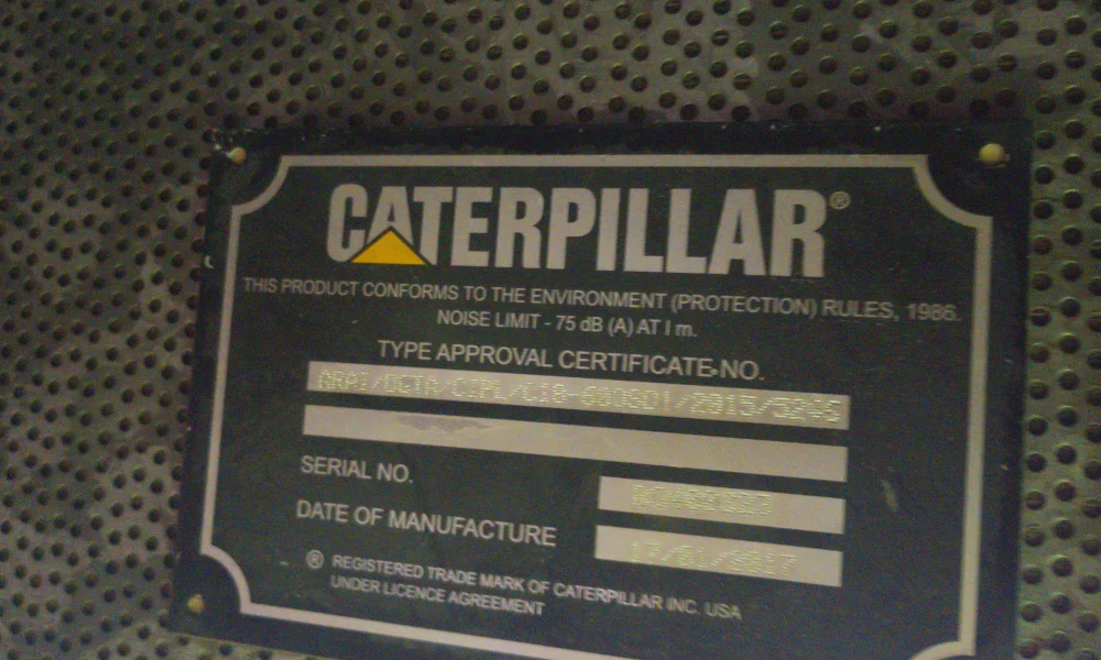 Caterpillar C18ACERT600KVA DG Set